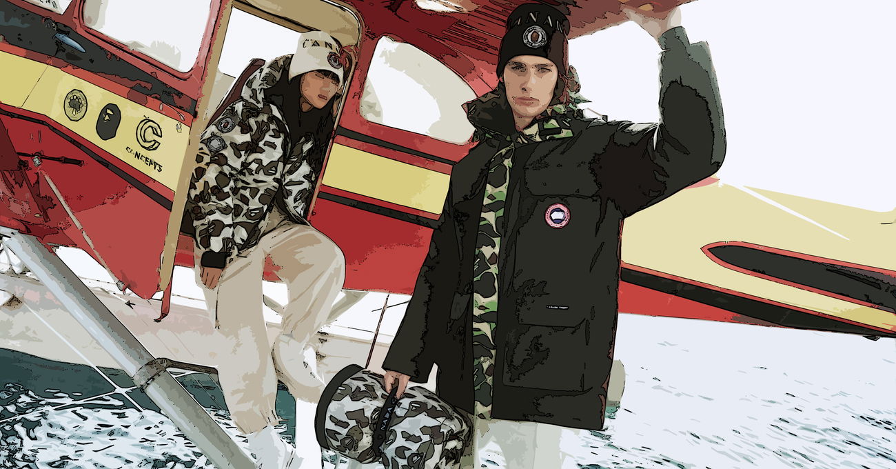 Canada Goose e il nuovo modo di ridefinire la tradizione nella nuova collezione con CONCEPTS E BAPE&reg;