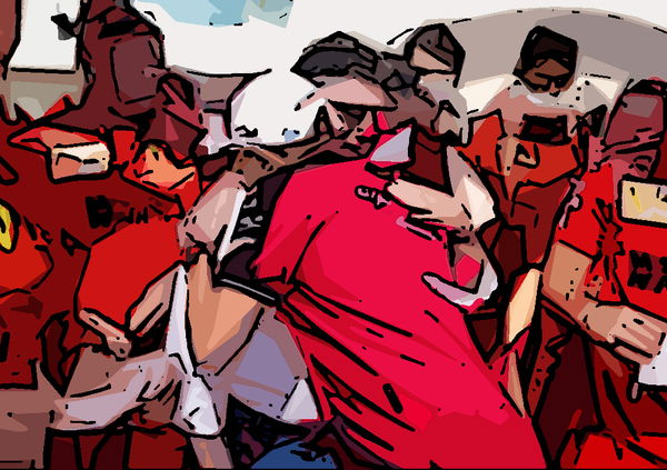La Ferrari celebra Kimi: le immagine della festa d&#039;addio a Raikkonen con ospiti d&#039;eccezione