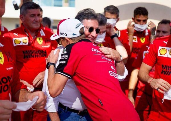 La Ferrari celebra Kimi: le immagine della festa d&#039;addio a Raikkonen con ospiti d&#039;eccezione