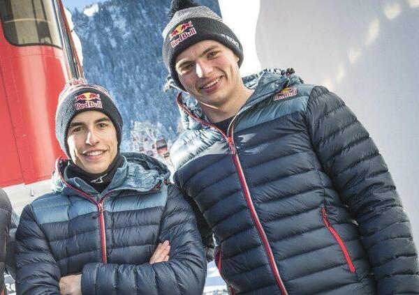 Marc Marquez a Max Verstappen: &ldquo;Incredibile, ho perso la voce ma abbiamo vinto!&rdquo; [VIDEO]