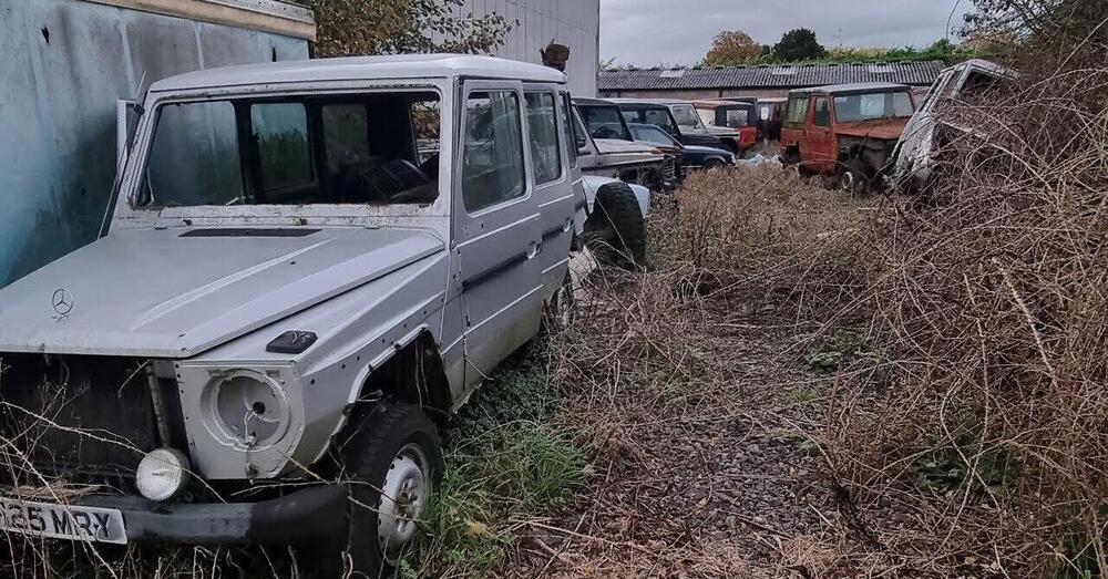 Mercedes Classe G, scoperto un vero e proprio &quot;cimitero&quot; in Inghilterra [FOTO]