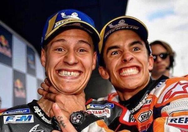 Marc Marquez torna ad allenarsi e Fabio Quartararo lancia la sfida: &ldquo;Timore? Solo di Valentino Rossi&quot;