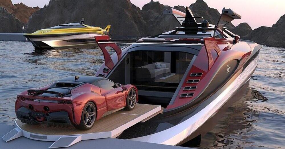 Ecco la Ferrari dei Mari: il lussuosissimo yacht con all&rsquo;interno un&rsquo;incredibile sorpresa