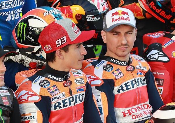 Jorge Lorenzo avverte Marc Marquez: &ldquo;Ogni volta che ti fai male perdi un po&rsquo; di velocit&agrave;, e...&rdquo;