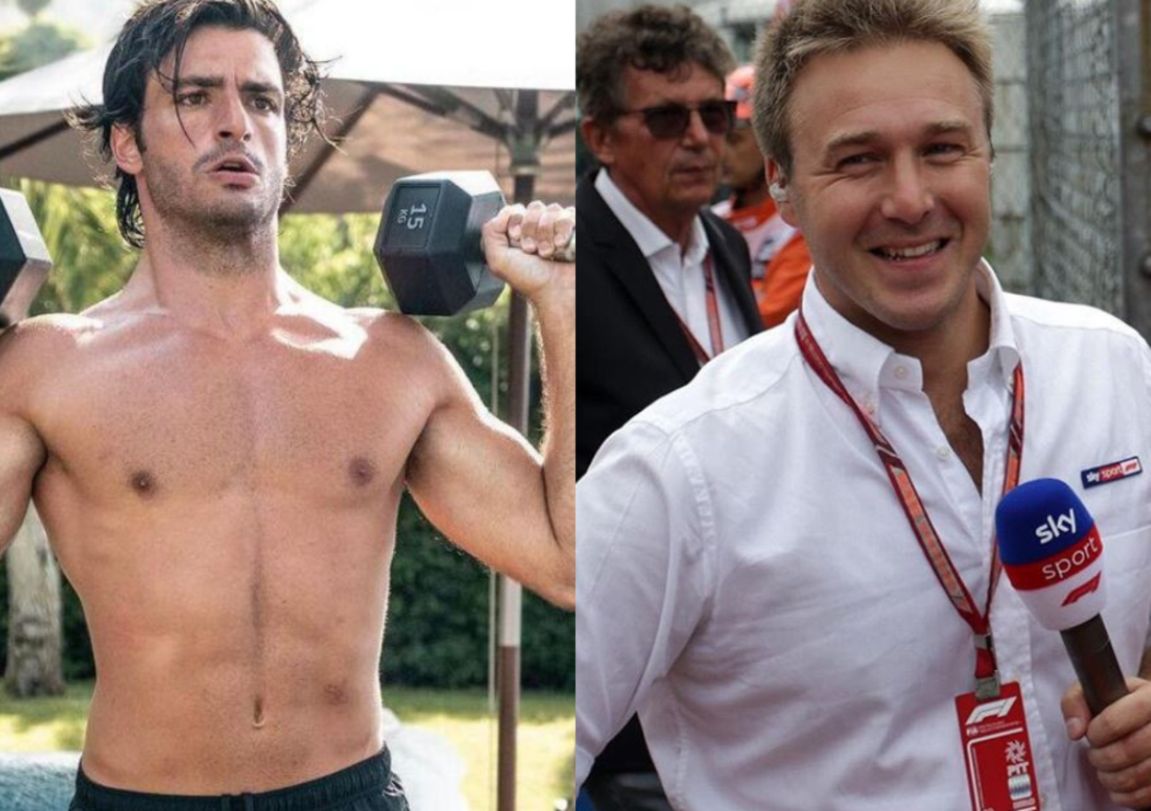 Carlos Sainz pi&ugrave; in forma che mai... e Valsecchi gli chiede consigli per dimagrire [VIDEO]