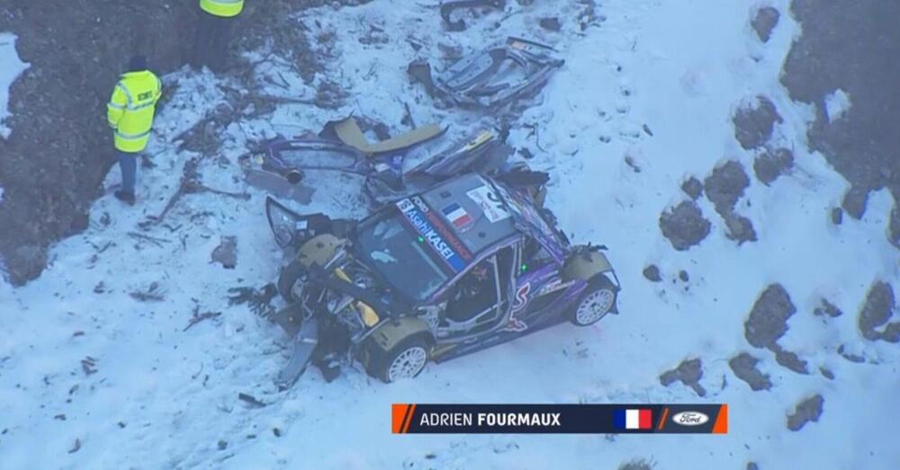 Incidente shock a Montecarlo: la Ford vola per dieci metri e si disintegra [VIDEO]