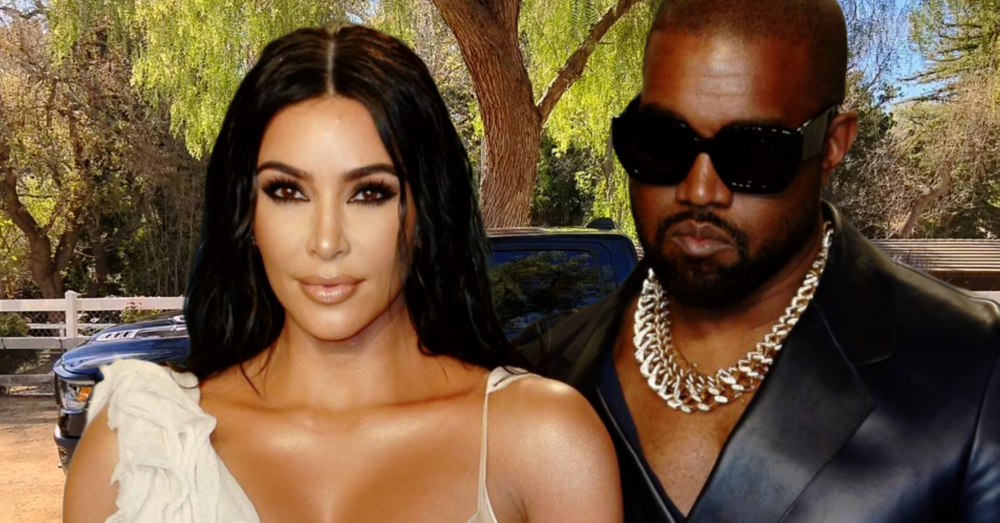 Kanye West le prova tutte: un pick-up pieno di rose per riconquistare Kim Kardashian [FOTO]