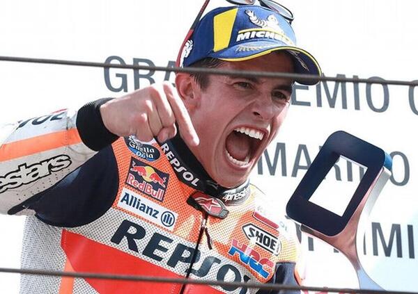 Valentino Rossi non c&rsquo;&egrave; e Marc Marquez si mette gi&agrave; in tasca un record