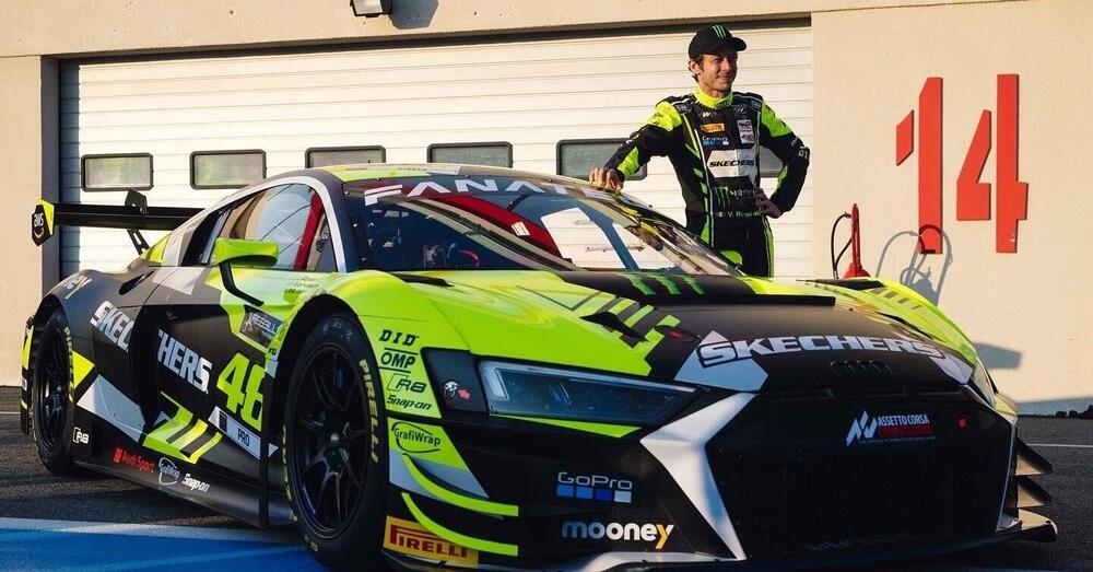 Svelata la nuova creatura di Valentino Rossi: non si tratta di Giulietta ma dell&#039;Audi R8 Lms GT3 Evo II