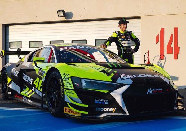 Svelata la nuova creatura di Valentino Rossi: non si tratta di Giulietta ma dell&#039;Audi R8 Lms GT3 Evo II