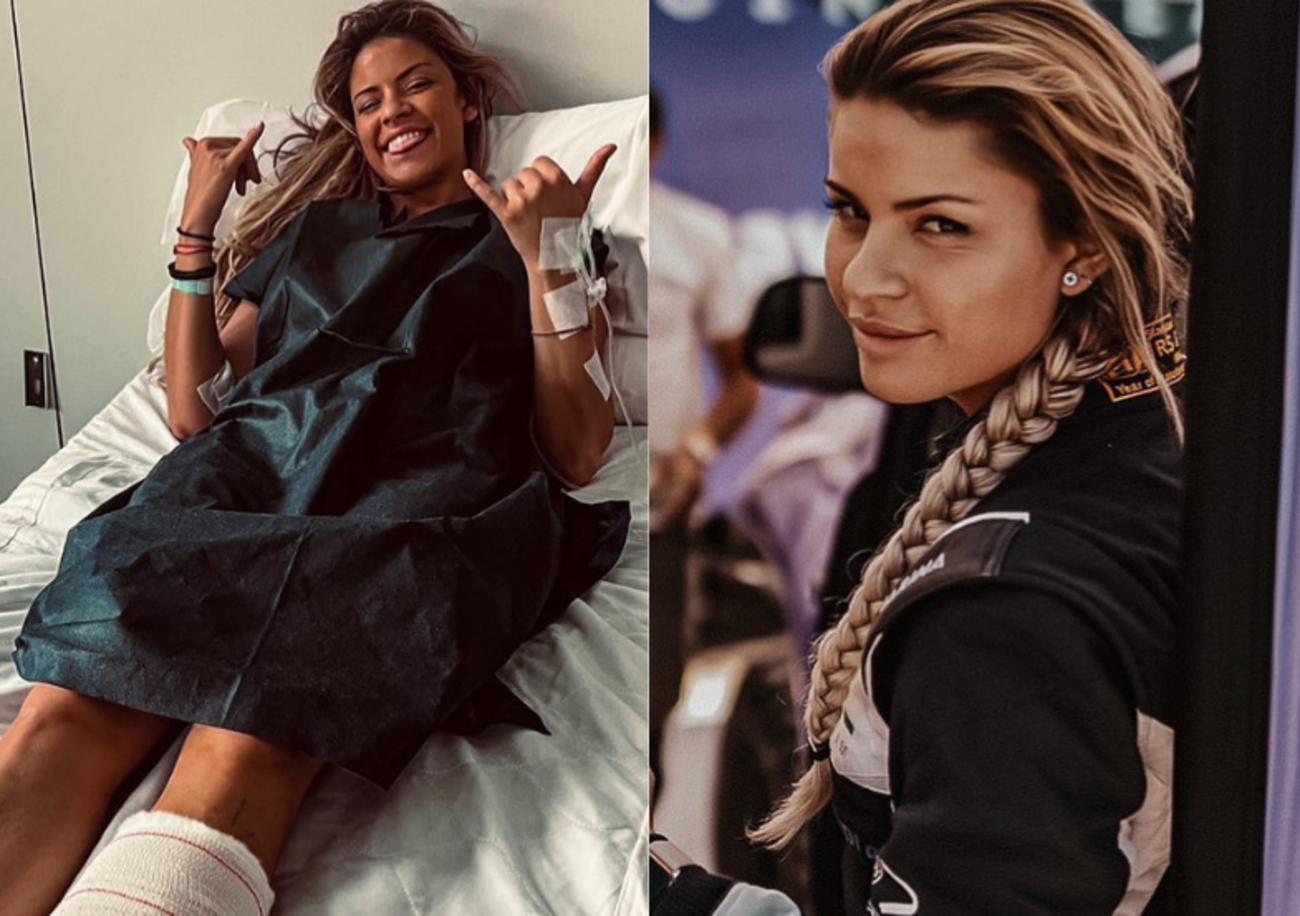 La pilota italo-spagnola Christine GZ: &quot;L&#039;incidente, il piede rotto e quando ho chiamato Sainz &lsquo;tesoro&rsquo; per scommessa. Hamilton? Troppo politico&quot;
