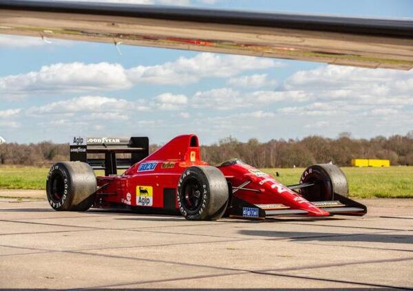 Nigel Mansell vende la propria Ferrari 640 F1, la plurivincitrice di GP verr&agrave; battuta all&rsquo;asta