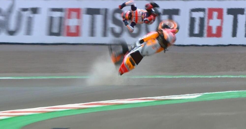 La colpa &egrave; solo di Marc Marquez: la dura analisi dalla Spagna che scagiona Honda e Michelin