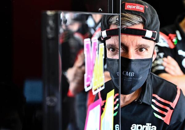 Max Biaggi su Aprilia: &ldquo;Aleix, ora puoi dirlo che ti ho dato il setup per la gara!&rdquo;