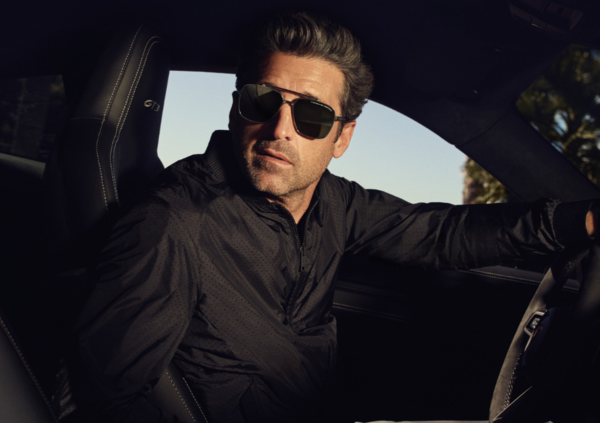 Porsche Design presenta i nuovi occhiali da sole Hexagon, indossati da Patrick Dempsey