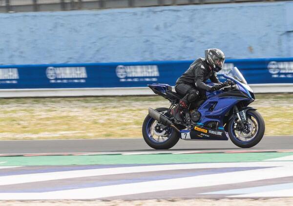 Con la Yamaha R7 GYTR a Misano... non chiamatela motina!