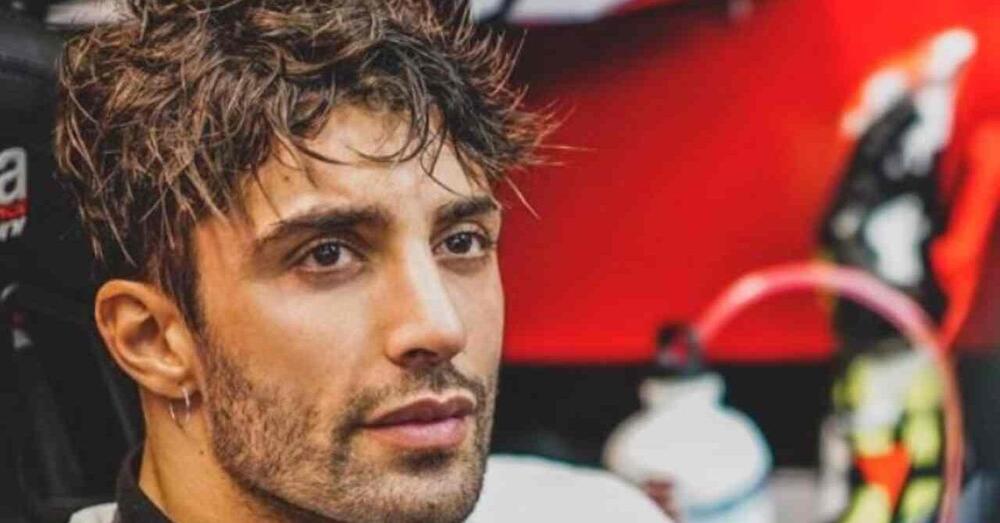 Andrea Iannone di nuovo in pista con Aprilia