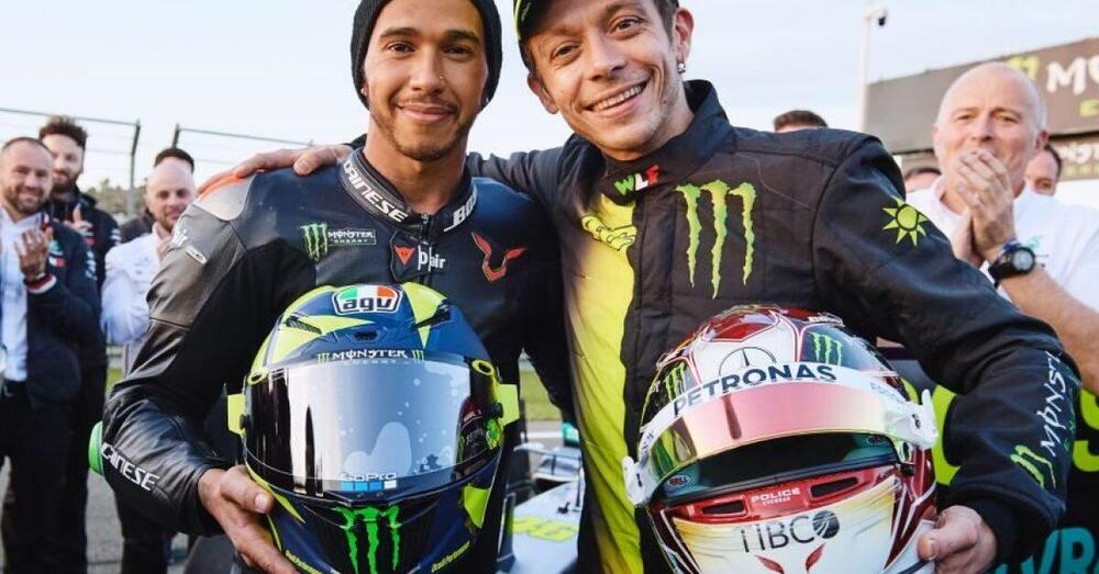 [VIDEO] Valentino Rossi e Lewis Hamilton, l&#039;intervista doppia ai due amici che sarebbero potuti essere rivali