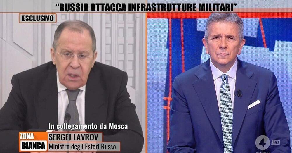 Ecco cosa ha detto davvero il ministro degli esteri russo Lavrov a Zona Bianca, punto per punto