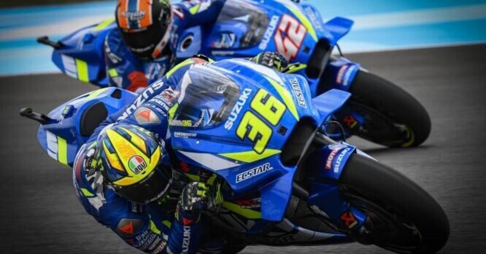 Pianti e disastri: Mir e Rins raccontano l&rsquo;addio di Suzuki