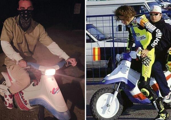 Valentino Rossi vede Salmo con un Honda Cub e impazzisce: &ldquo;Che mezzo! Mitico!&quot;