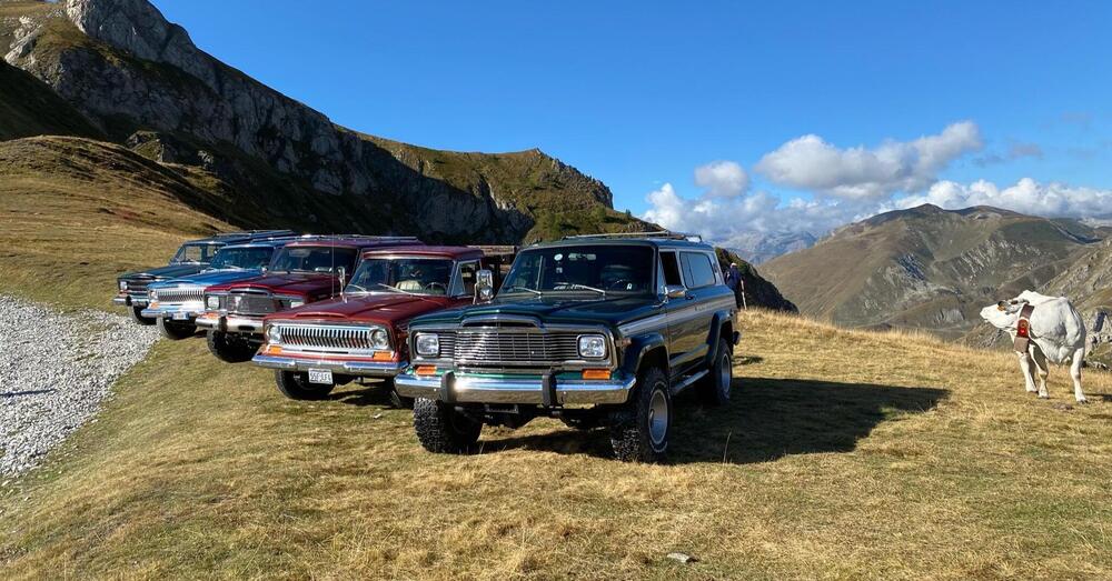 L&rsquo;Alta Via del Sale percorsa con cinque Jeep SJ degli anni Settanta-Ottanta: l&rsquo;avventura &egrave; servita