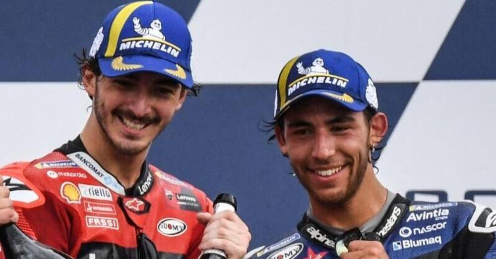 Pecco Bagnaia e Enea Bastianini quasi amici... O almeno ci stanno provando