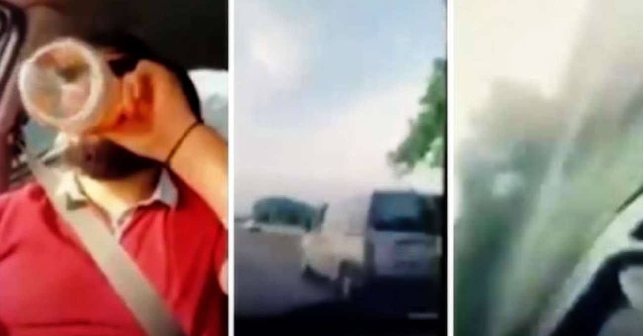 Si riprende mentre beve whisky, guida a velocit&agrave; folle e si schianta in diretta social coinvolgendo altre persone [VIDEO]