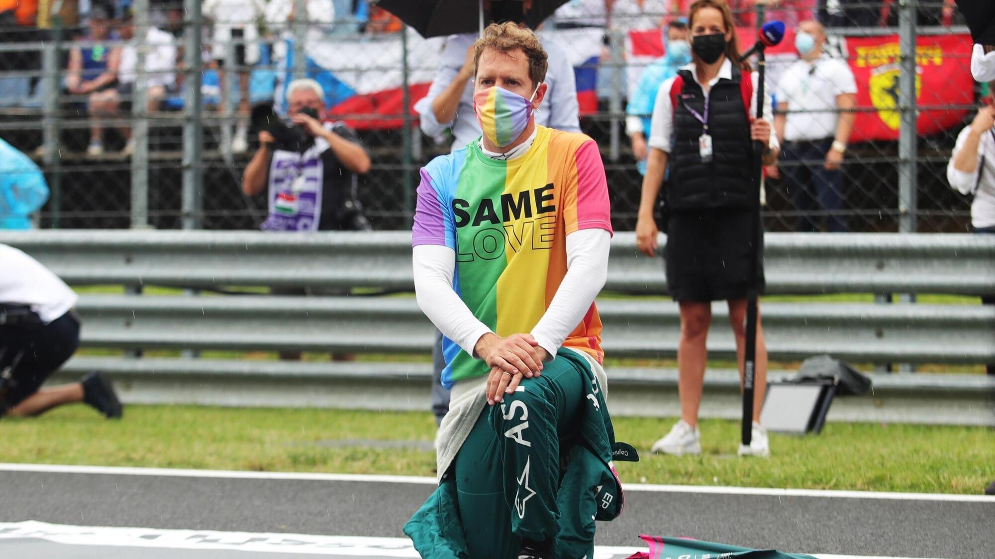 vettel arcobaleno