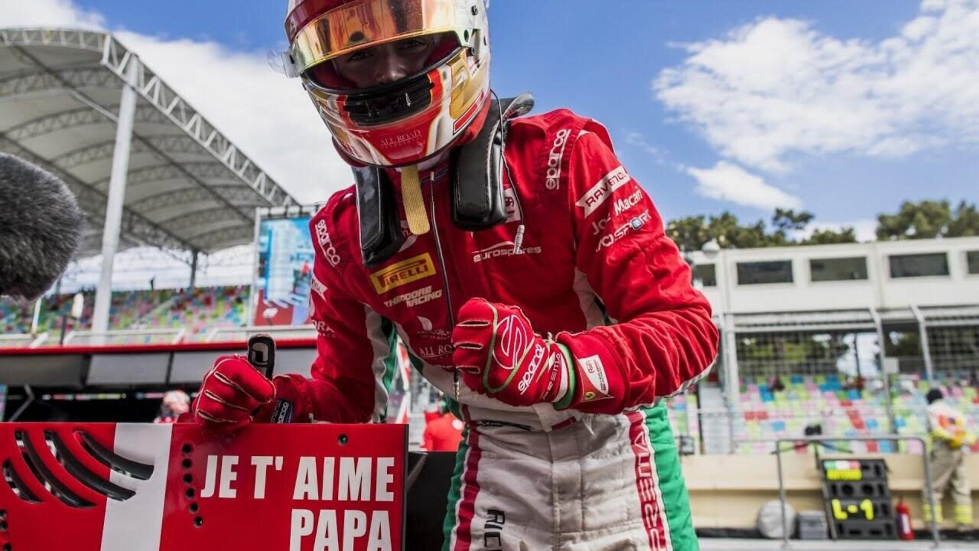 Charles Leclerc a Baku 2017