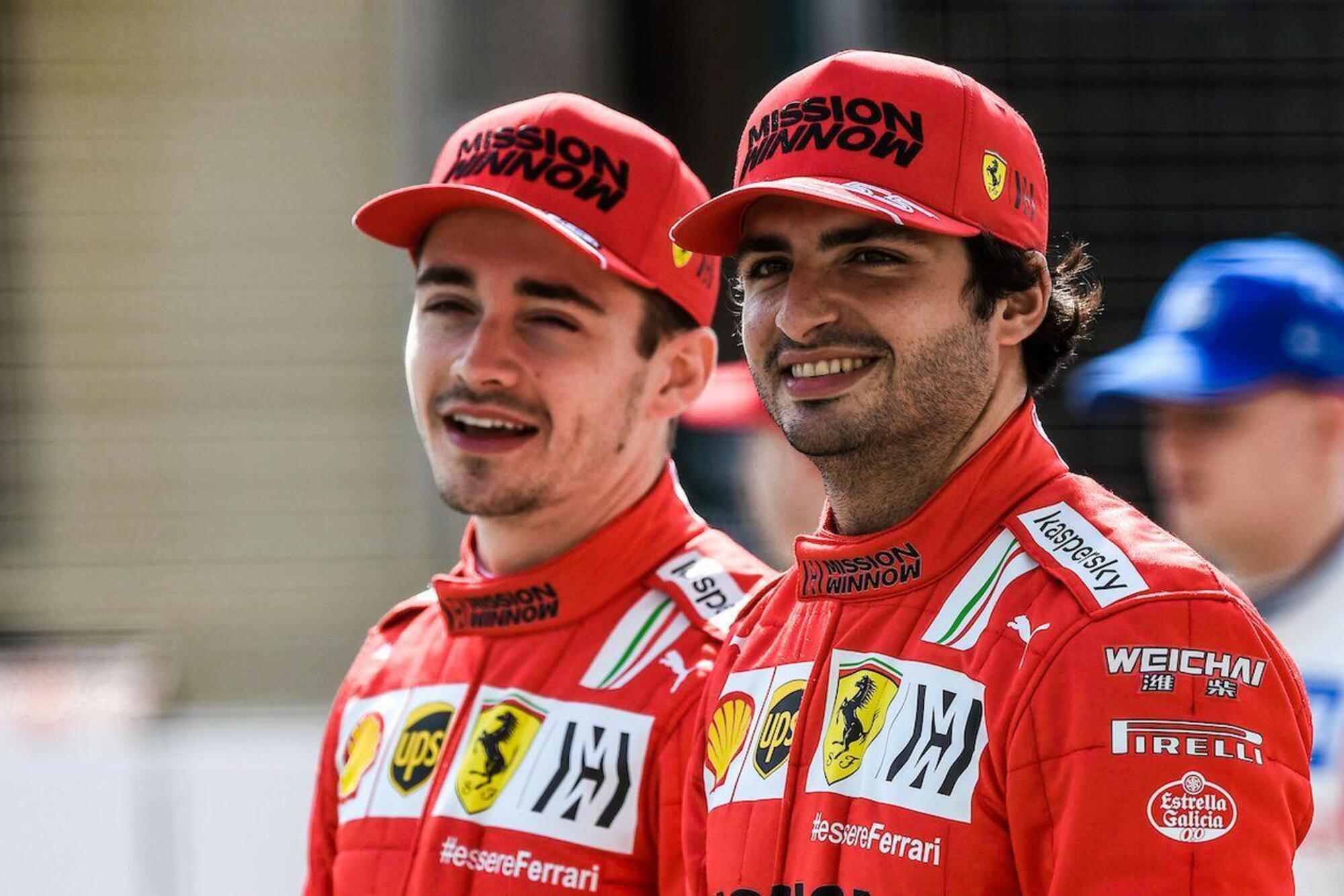 Charles Leclerc e Carlos Sainz