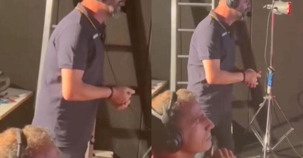 [VIDEO] F1, che cosa succede davvero in cabina di commento? Il video con Vanzini e Gen&eacute; durante la pole di Verstappen