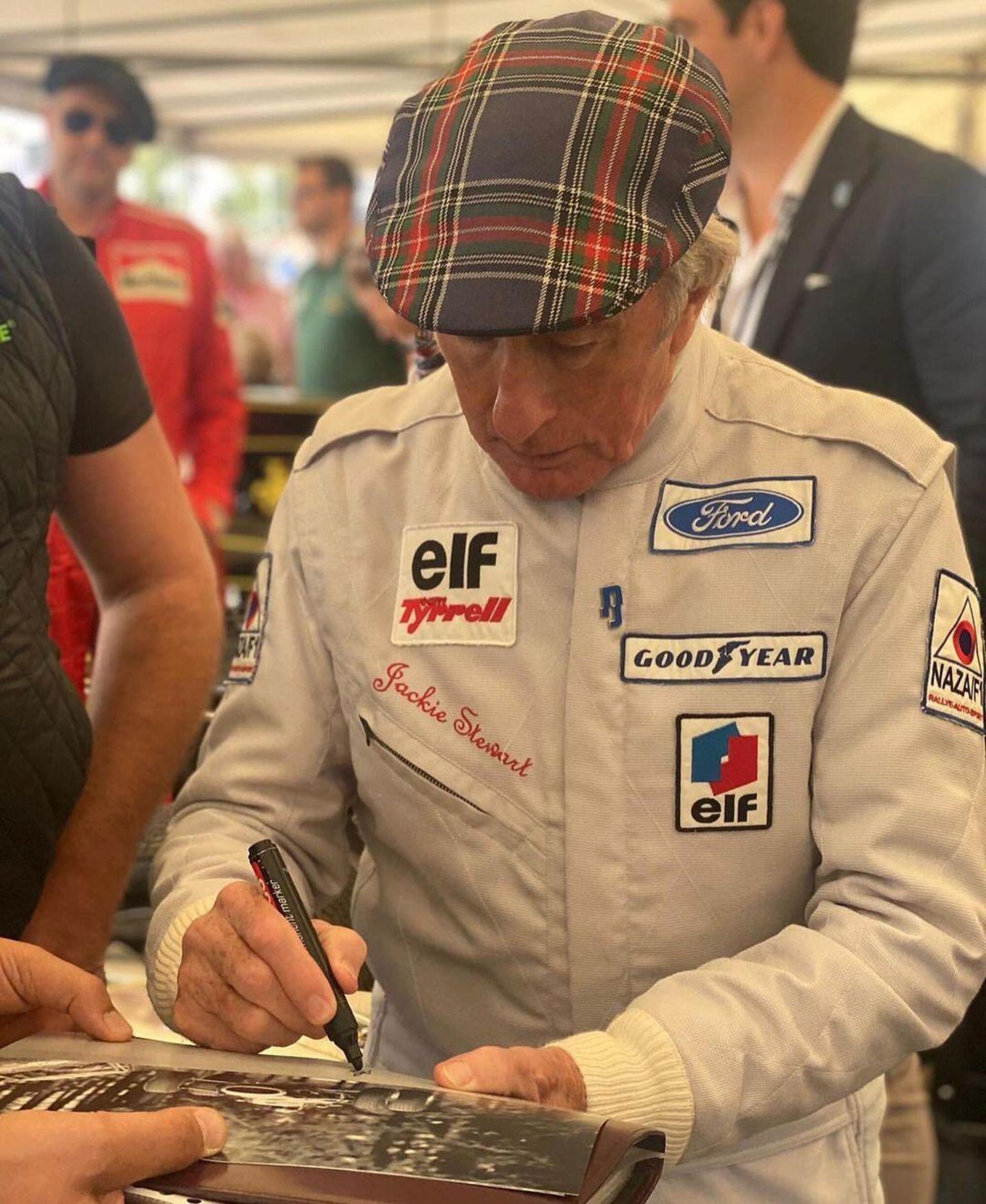 Sir Jackie Stewart al Goodwood 2022