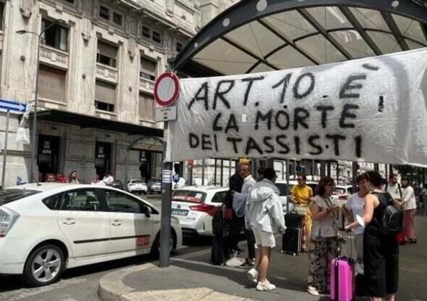 Sciopero selvaggio dei taxi a Milano. Rocco Tanica: &ldquo;Non garantite neanche le urgenze di anziani e malati...&rdquo; 