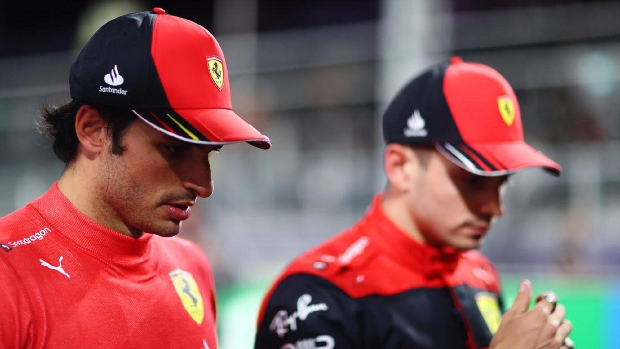 Carlos Sainz e Charles Leclerc