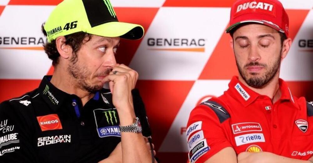 Valentino Rossi se ne fregava un po&rsquo;. La rivelazione di Andrea Dovizioso