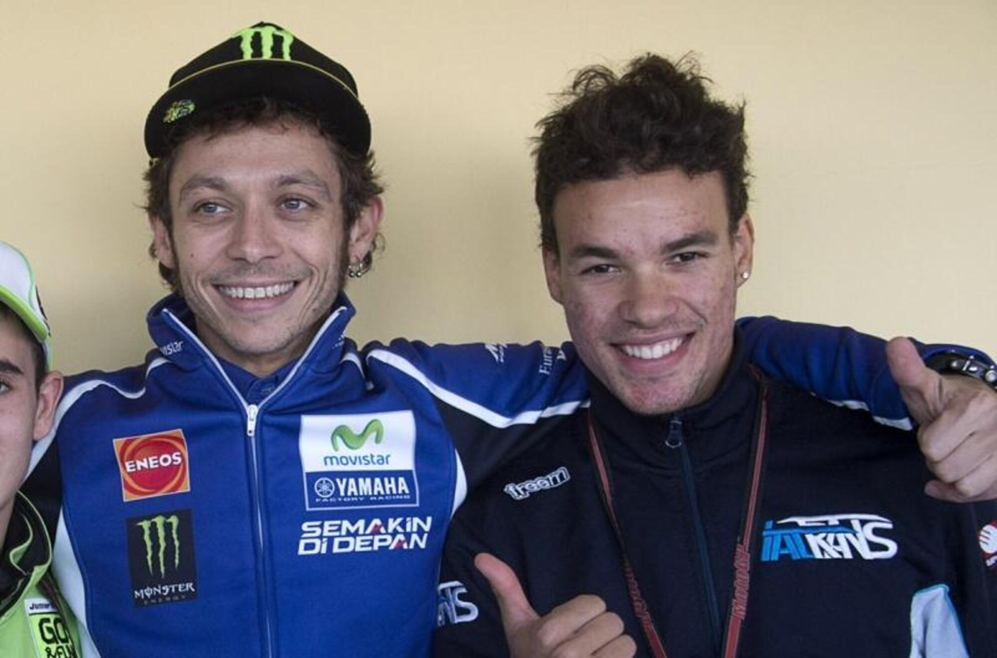 Valentino Rossi e Franco Morbidelli