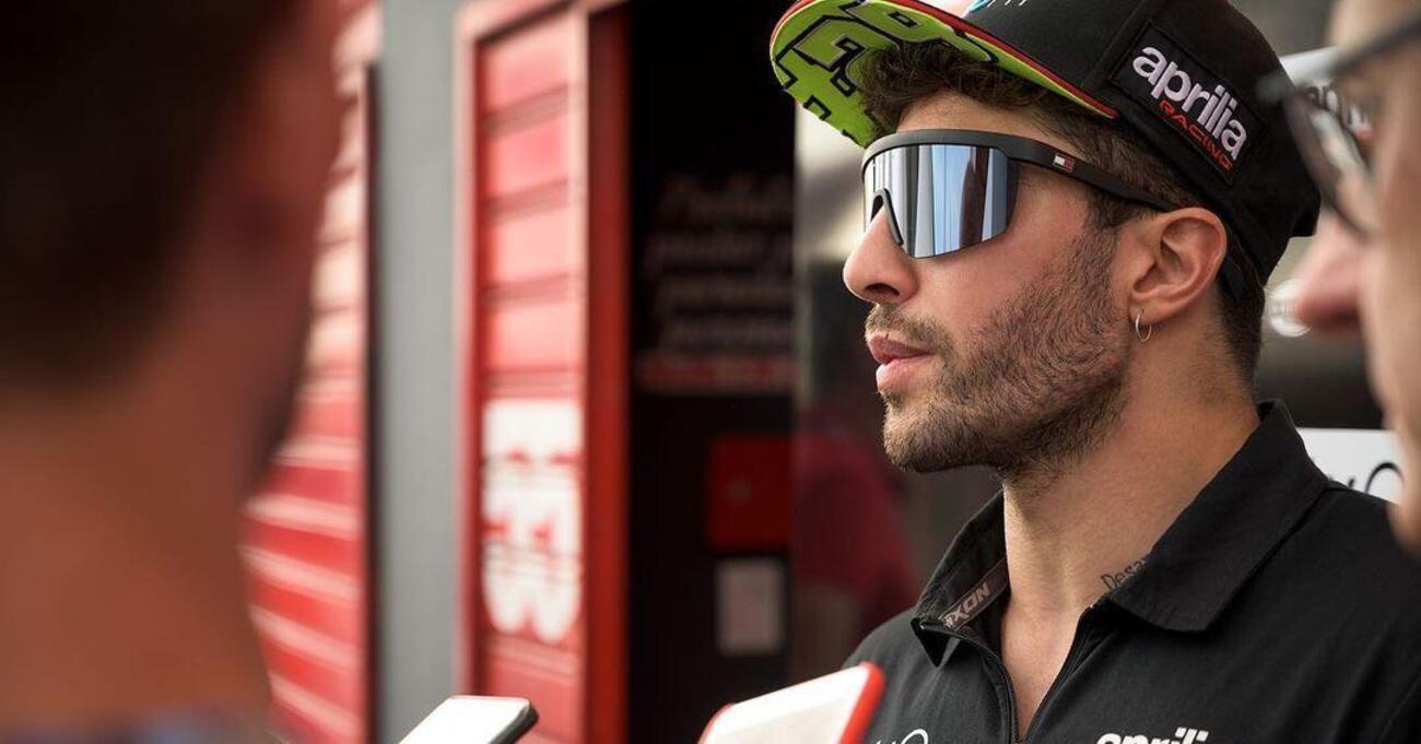 Andrea Iannone &egrave; sempre nei pensieri di Aprilia: si, fa ancora male