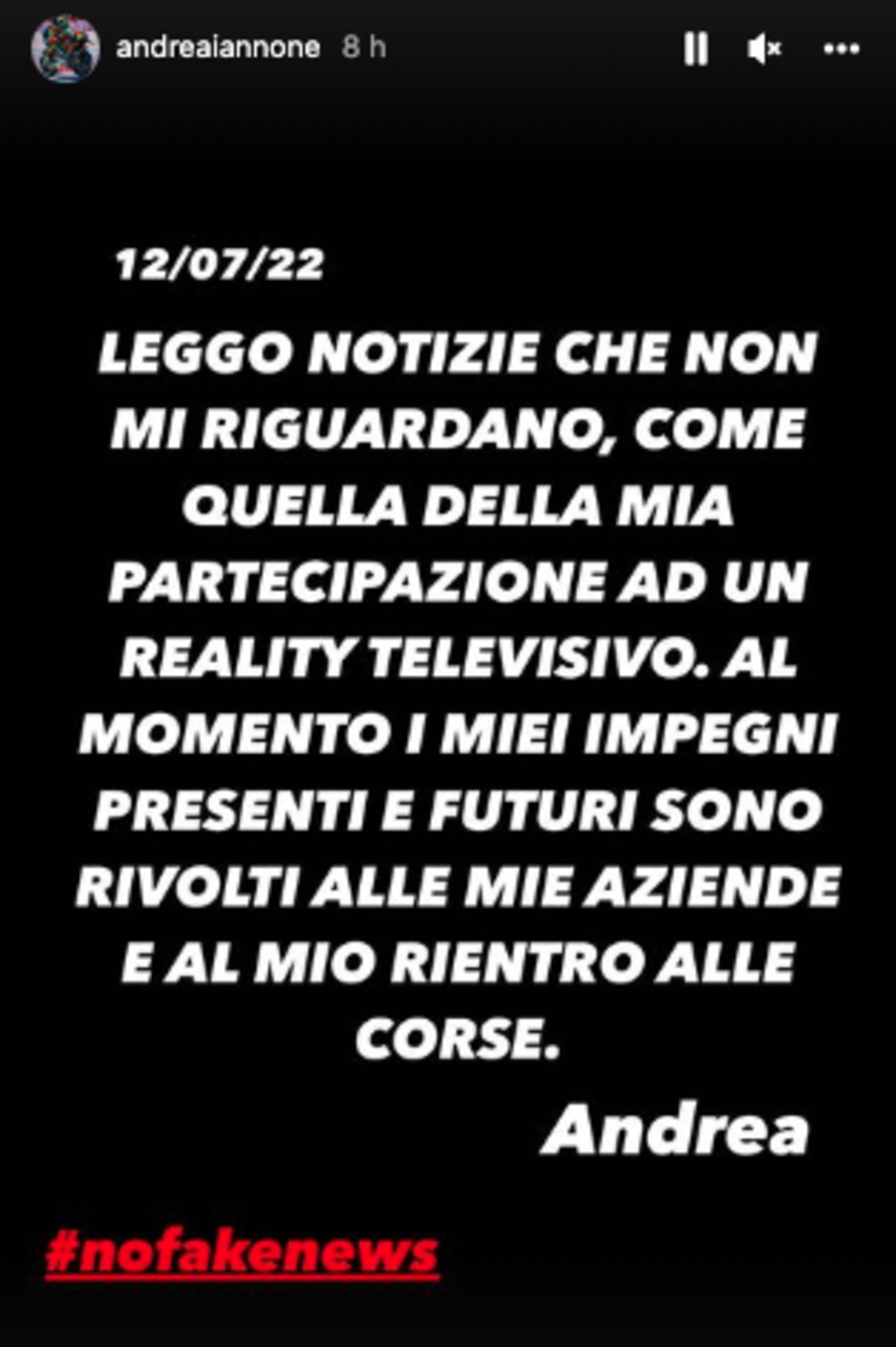 Andrea Iannone contro la stampa