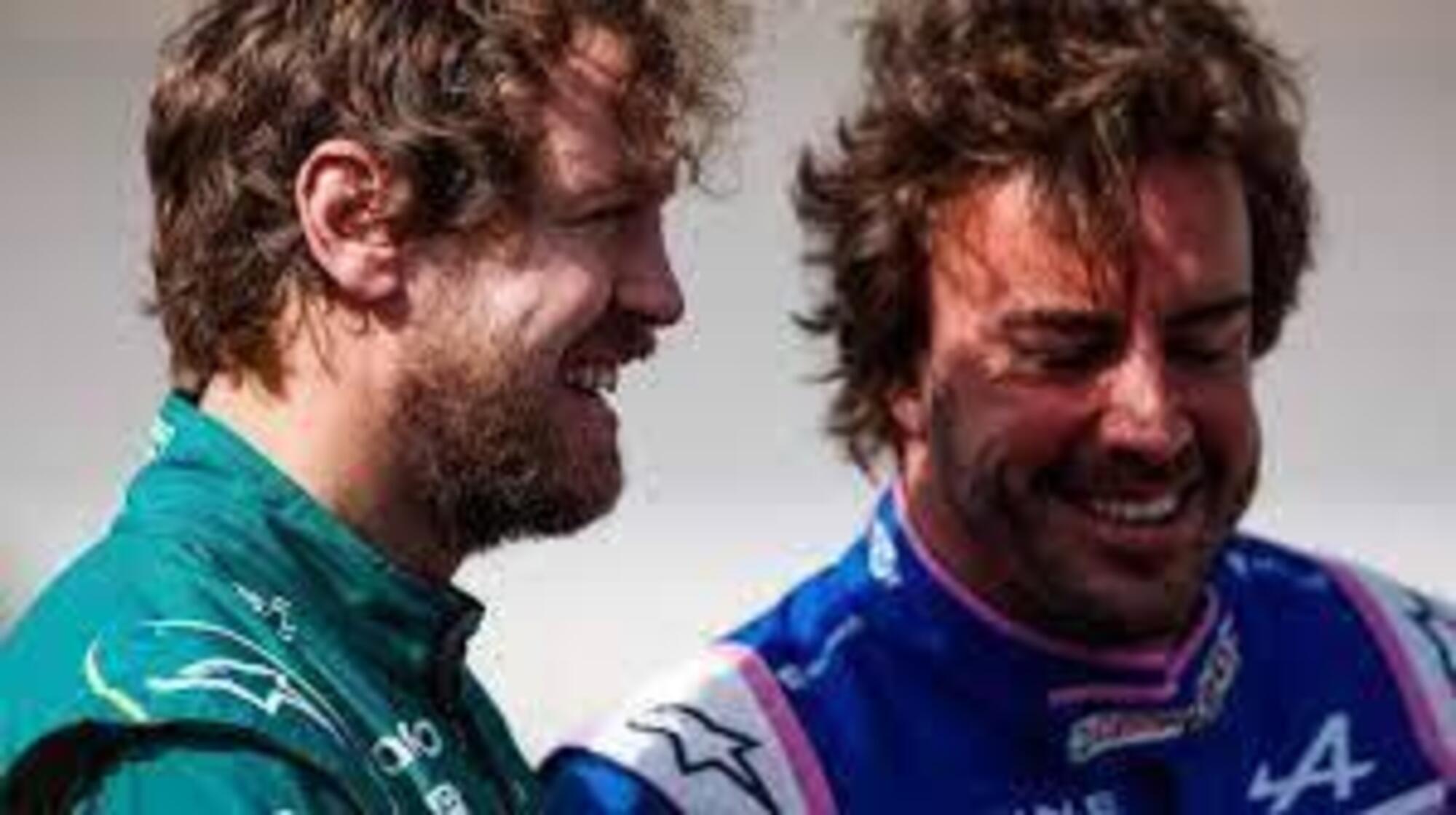 Sebastian Vettel e Fernando Alonso