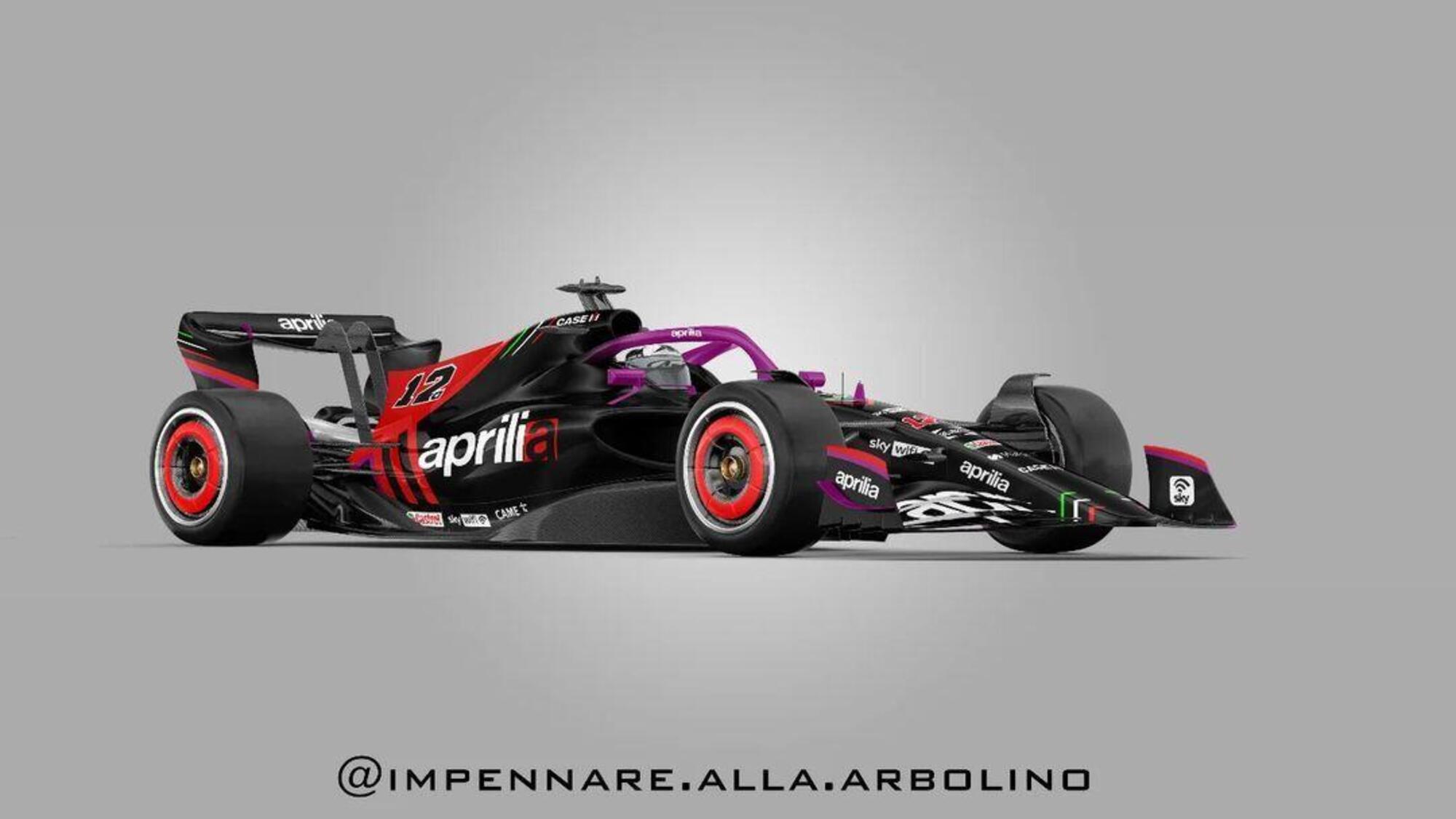 Formula 1 Aprilia Racing di Maverick Vinales