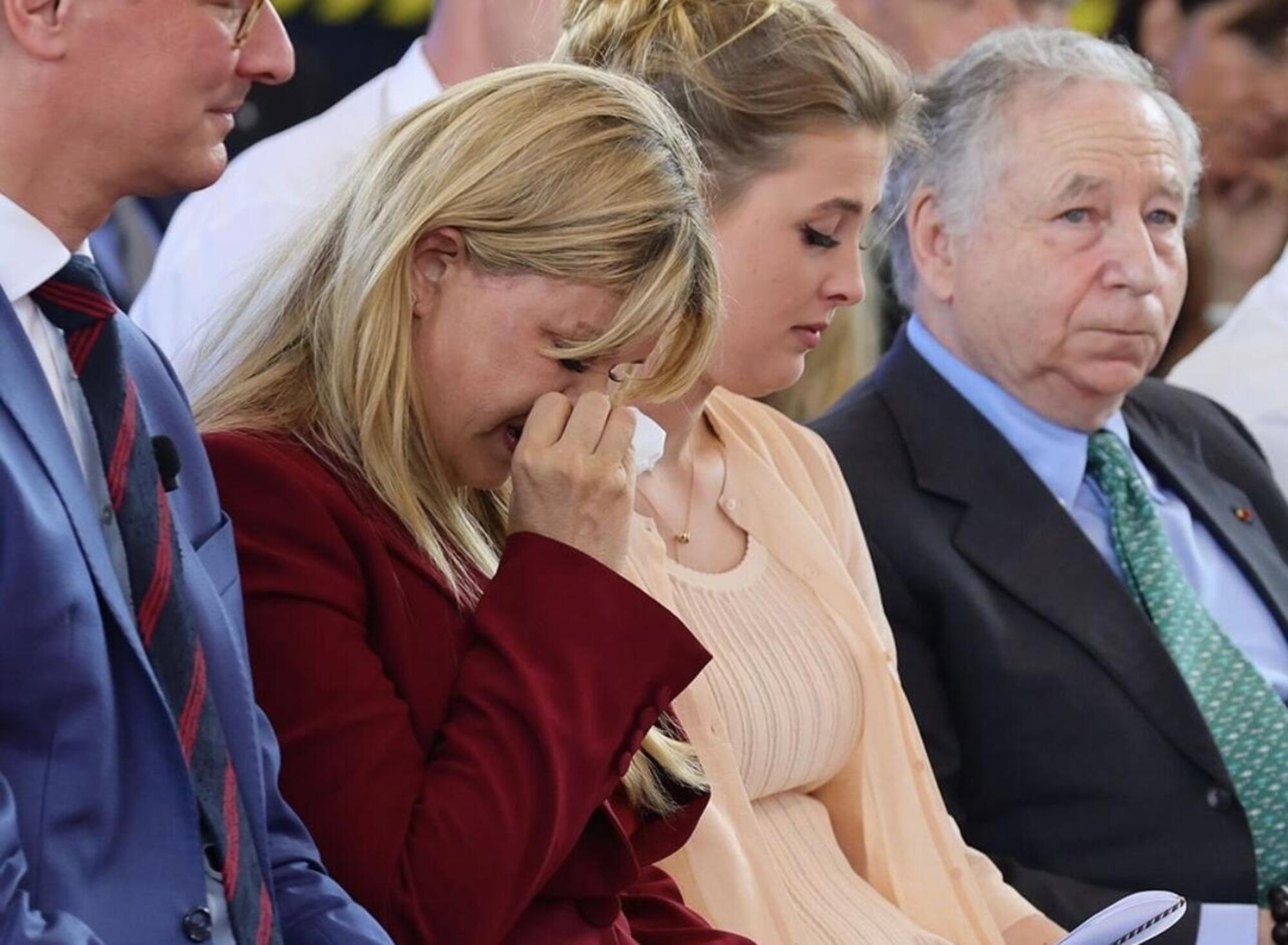 Corinna e Gina Schumacher con Jean Todt