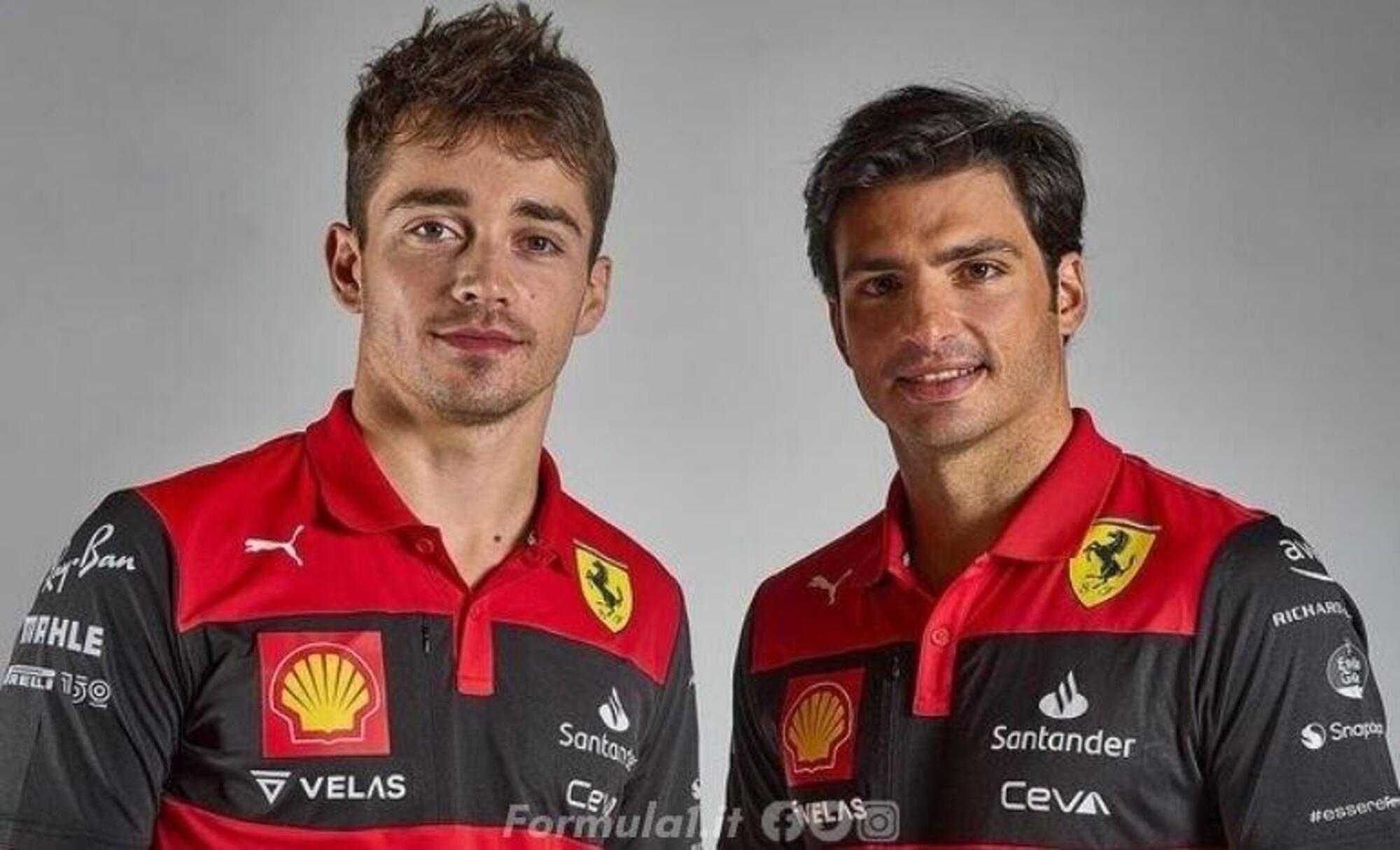 Leclerc e Sainz