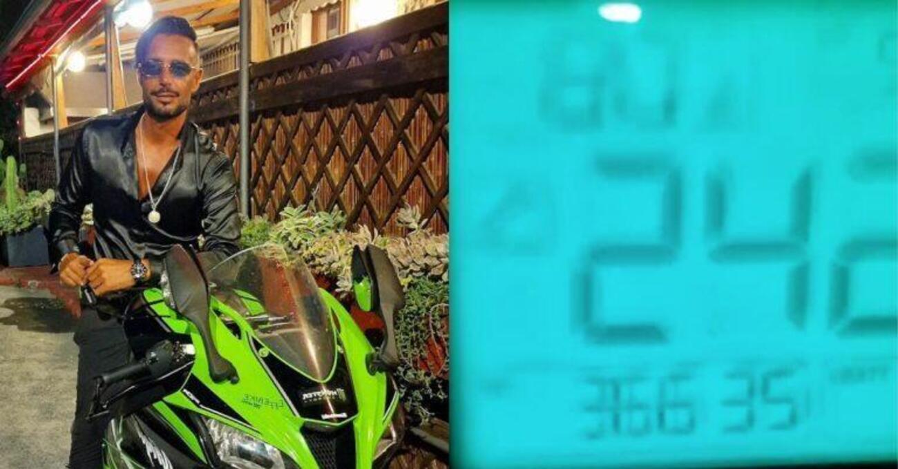 [VIDEO] La moda dei video a velocit&agrave; folli. Il tronista si filma a 240 km/h e poi se la prende con chi lo critica 