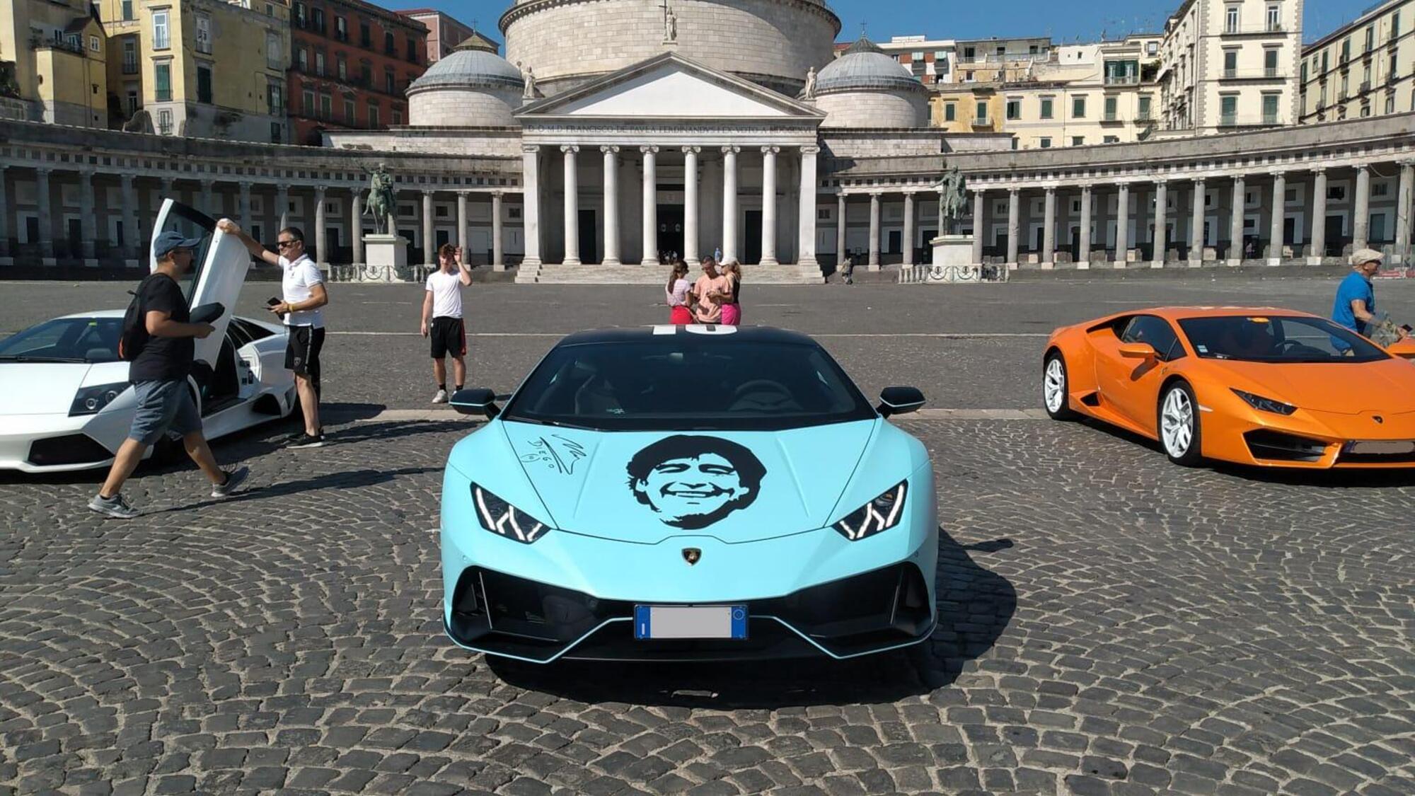 La Lamborghini Huracan dedicata a Maradona