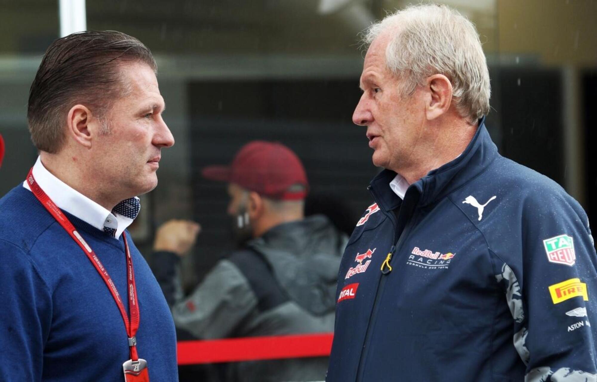 Helmut Marko e Jos Verstappen