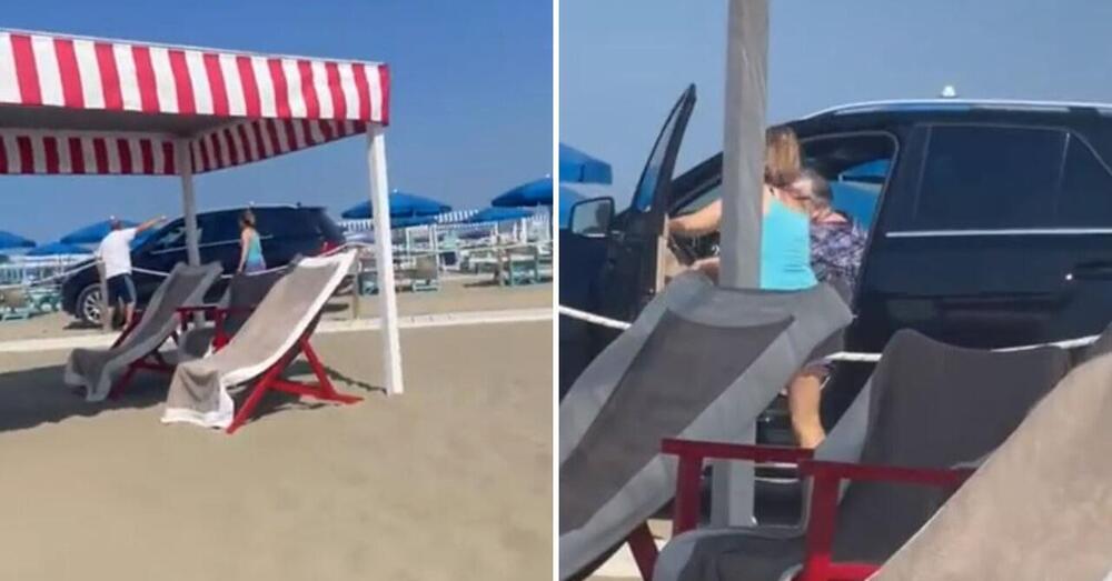 &quot;No raga, un&#039;altra macchina in spiaggia&hellip;&quot;. Ancora un suv perde il controllo e finisce tra i villeggianti