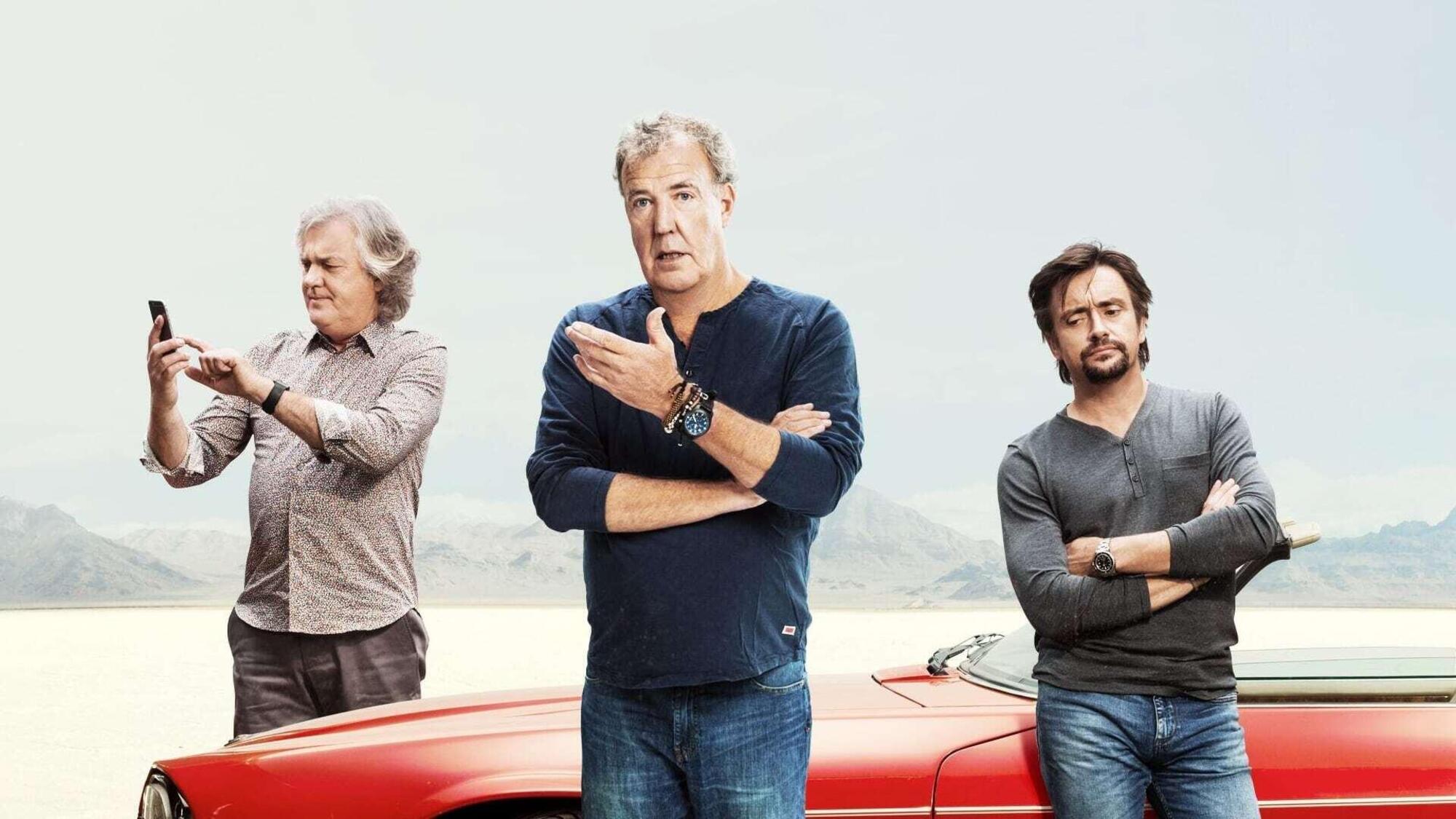 20220813 124612621 4007Il cast di The Grand Tour: James May, Jeremy Clarkson e Richard Hammond