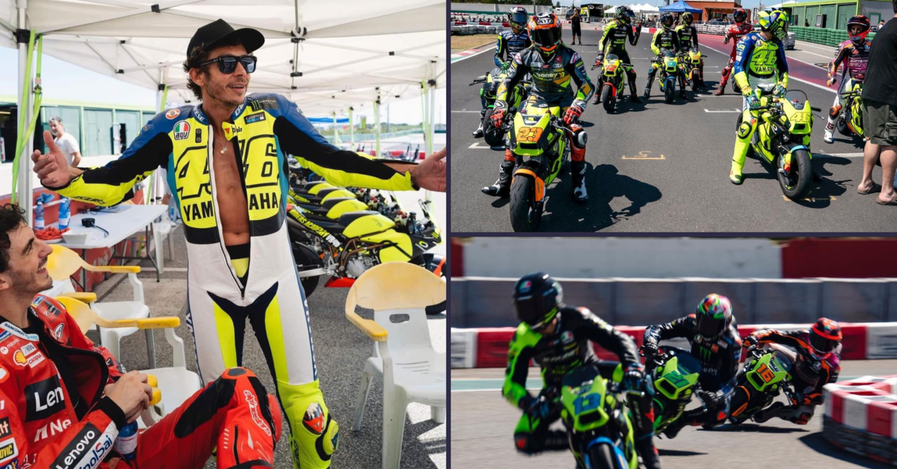 Valentino Rossi, pope a Misanino con i ragazzi della VR46 Academy [FOTO]