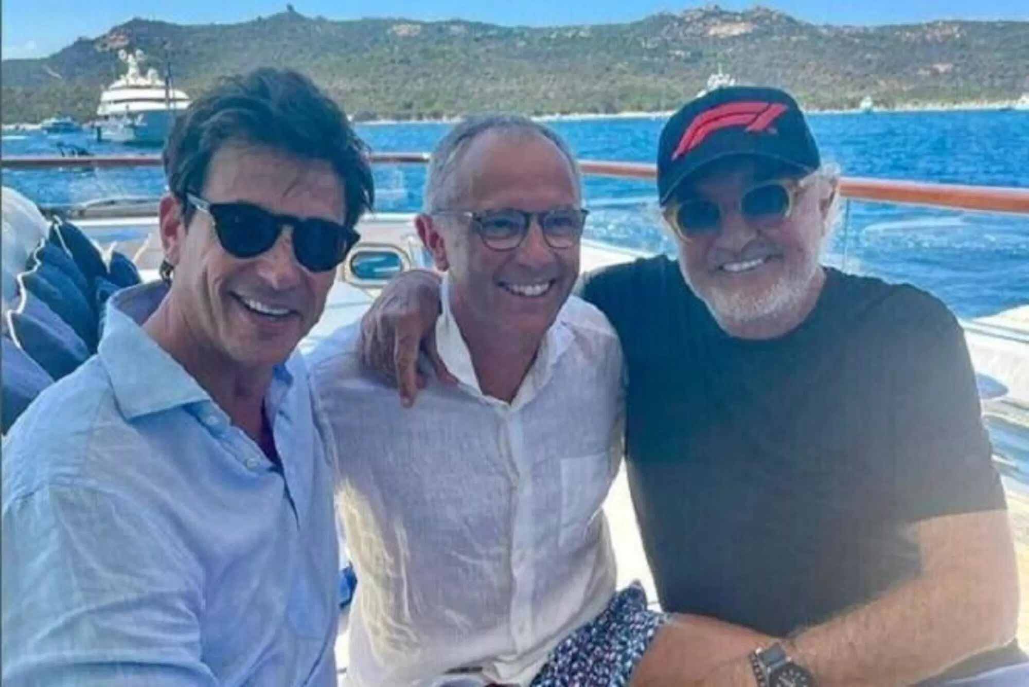 Wolff, Domenicali e Briatore